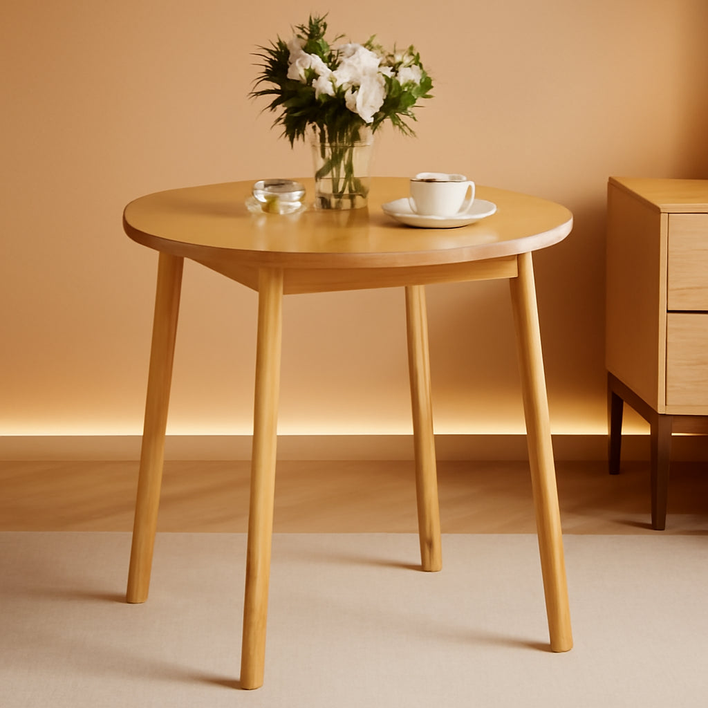 Executive Sustainable Bamboo Circular Kitchen Table