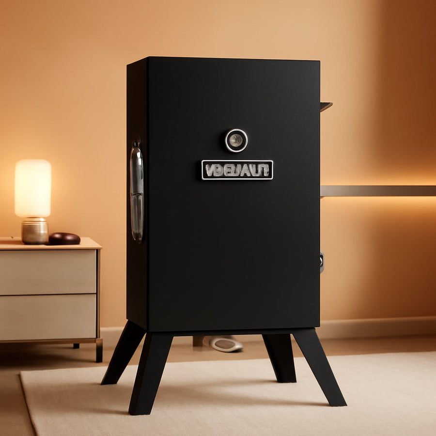 30 Inch Electric Vertical Smoker Analog Temperature