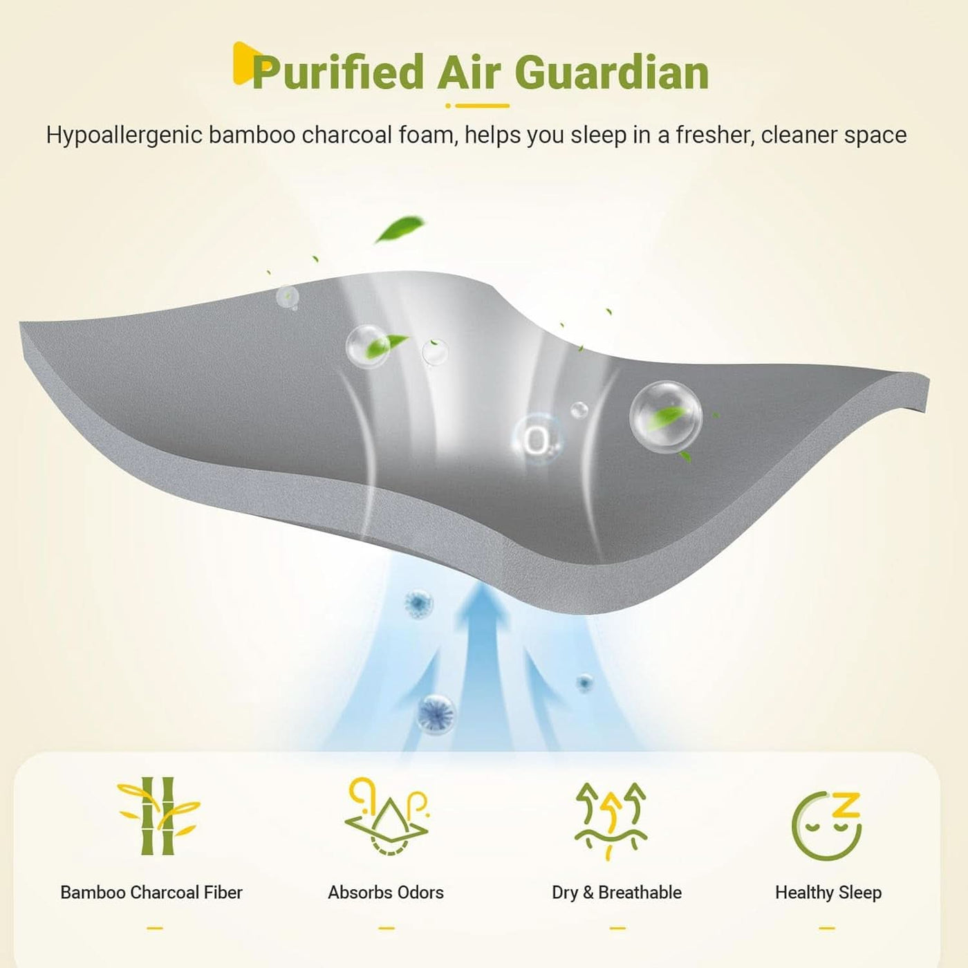 10 Inch Queen Hybrid Mattress with Cooling Gel Foam