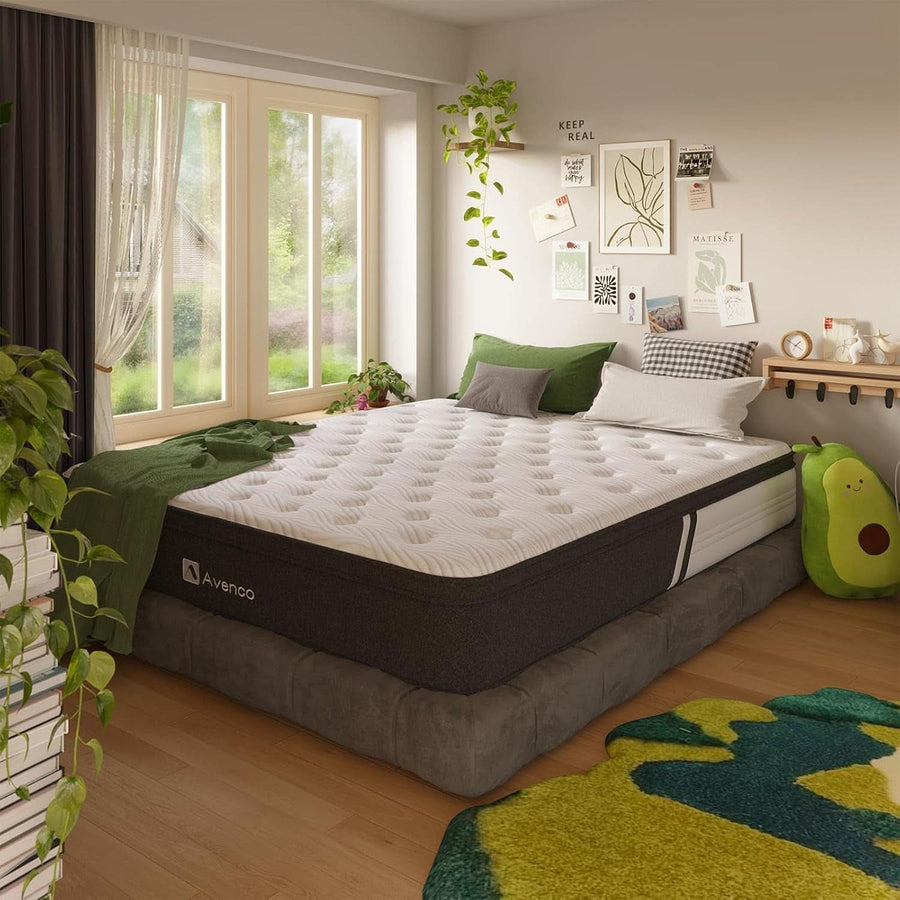 10 Inch Queen Hybrid Mattress with Cooling Gel Foam