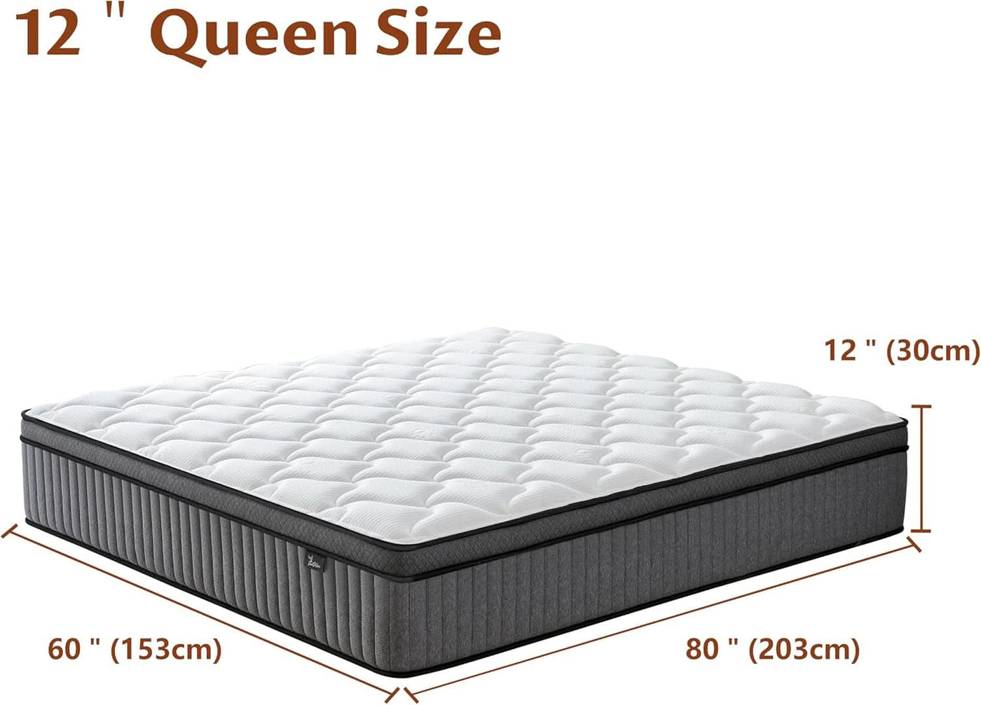 12 Inch Ultra Hybrid Cooling Gel Memory Foam Mattress