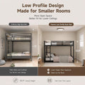 Twin Industrial Strength Metal Bunk Bed Rails System