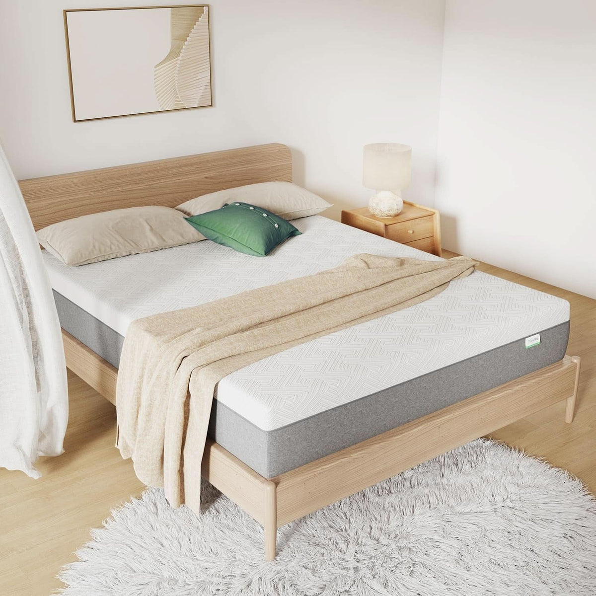 Twin Gel Memory Foam Mattress For Plush Sleep Comfort