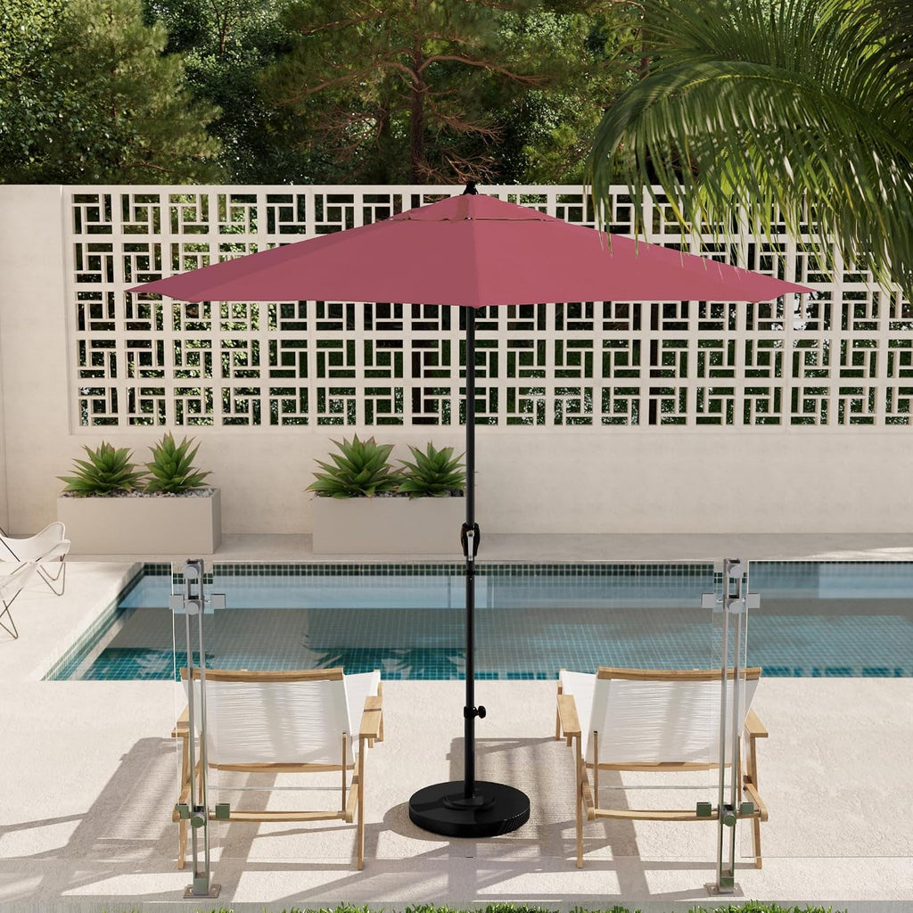 Sunbrella Fabric 9Ft Aluminum Patio Umbrella Crank