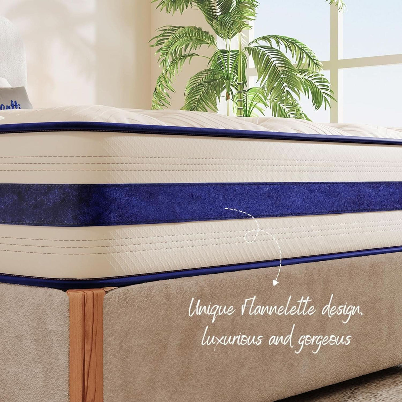 Twin XL 12Inch Hybrid Breathable MemoryFoam Pocket Springs Mattress