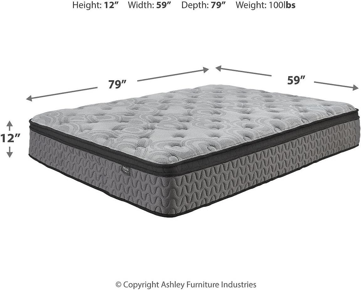 Executive Queen Hybrid Mattress 12 Inch Gel Memory Foam Plus